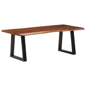 vidaXL Salontafel 110x55x40 cm massief acaciahout honingbruin