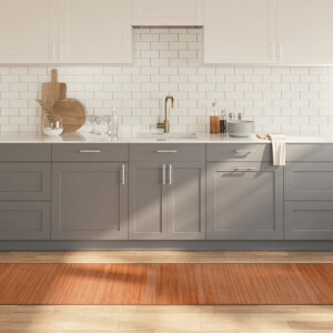 vidaXL Vloerkleed rechthoekig 70x1000 cm bamboe bruin