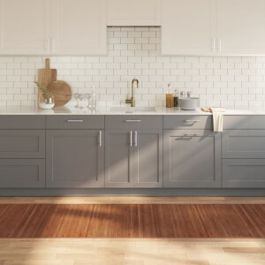 vidaXL Vloerkleed rechthoekig 80x1000 cm bamboe bruin