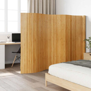 vidaXL Kamerscherm breedte 800 cm hoogte 165 cm bamboe naturel
