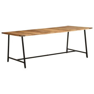 vidaXL Eettafel 200x100x75 cm massief mangohout