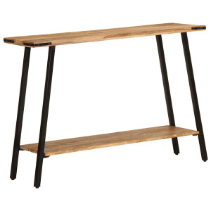 vidaXL Wandtafel 110x30x75 cm massief mangohout