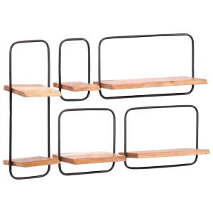 vidaXL Wandplanken 5 stuks massief acaciahout