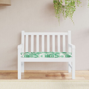 vidaXL Tuinbankkussen 110x50x7 cm oxford stof bladpatroon