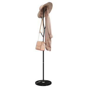 vidaXL Kapstok 177 cm gepoedercoat ijzer zwart