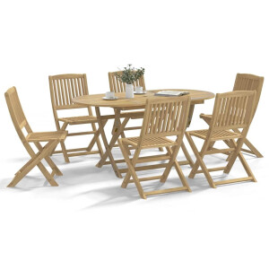 vidaXL Tuinstoelen 6 st inklapbaar 44x50x88 cm massief acaciahout