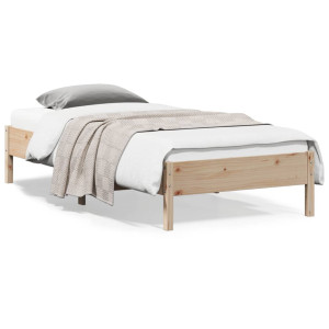 vidaXL Bedframe zonder matras massief grenenhout 90x200 cm