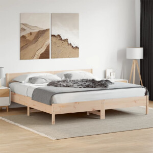 vidaXL Bedframe zonder matras massief grenenhout 180x200 cm