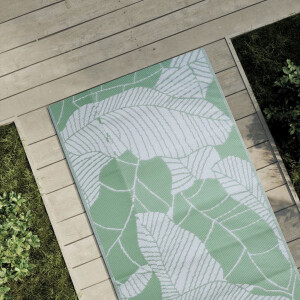 vidaXL Buitenkleed ARAKIL 80x150 cm polypropeen groen
