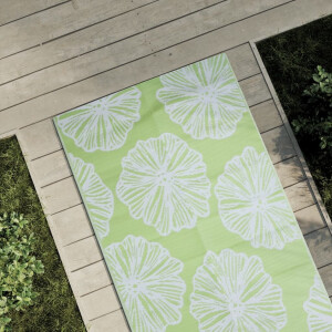vidaXL Buitenkleed ARAKIL 80x250 cm polypropeen groen