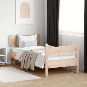 vidaXL Bedframe zonder matras massief grenenhout 90x200 cm