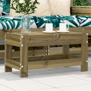 vidaXL Tuinvoetenbank 62x30x32 cm geïmpregneerd grenenhout