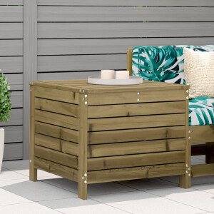 vidaXL Tuinvoetenbank 62x63,5x53,5 cm geïmpregneerd grenenhout