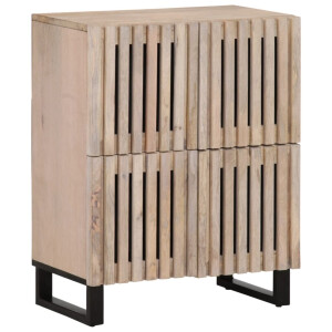 vidaXL Dressoir 60x34x75 cm massief mangohout