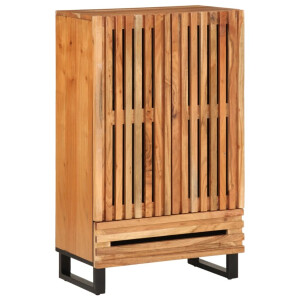 vidaXL Hoge kast 60x34x100 cm massief acaciahout