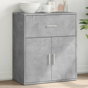 vidaXL Dressoir 60x31x70 cm bewerkt hout betongrijs