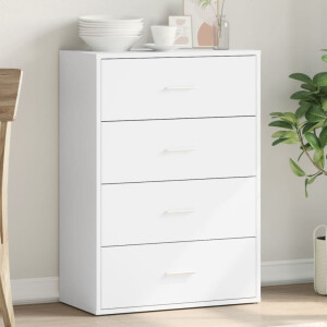 vidaXL Dressoir 60x31x84 cm bewerkt hout wit