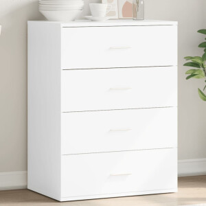 vidaXL Dressoir 60x39x80 cm bewerkt hout wit
