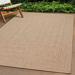 vidaXL Vloerkleed ZIZUR binnen en buiten 80x200 cm jute look