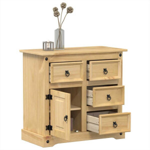 vidaXL Dressoir Corona 87x40x76 cm massief grenenhout
