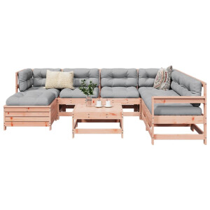 vidaXL 8-delige Loungeset massief douglas vurenhout