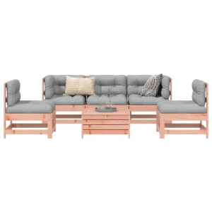 vidaXL 6-delige Loungeset massief douglas vurenhout