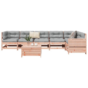 vidaXL 7-delige Loungeset massief douglas vurenhout