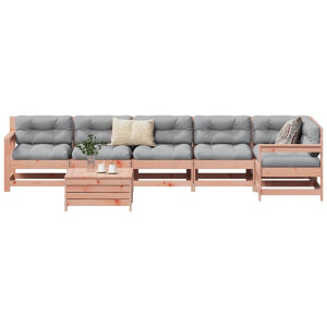 vidaXL 7-delige Loungeset massief douglas vurenhout