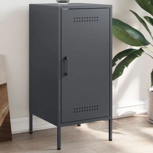 vidaXL Dressoir 36x39x79 cm staal antracietkleurig