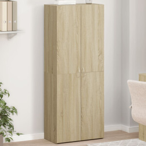 vidaXL Archiefkast 60x32x153 cm bewerkt hout sonoma eikenkleurig