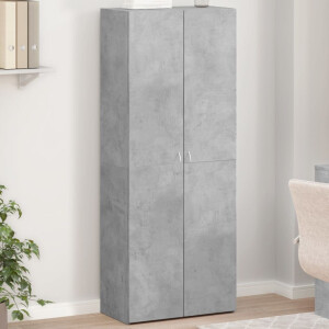 vidaXL Archiefkast 60x32x153 cm bewerkt hout betongrijs