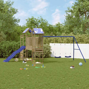 vidaXL Speelhuis geïmpregneerd grenenhout