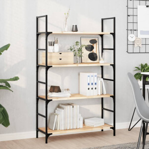 vidaXL Wandschappen 2 st zwevend 100x30x2 cm onbehandeld acaciahout