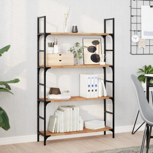 vidaXL Wandschappen 2 st zwevend olieafwerking 100x20x2 cm acaciahout