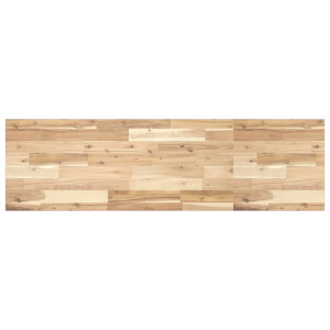 vidaXL Wastafelblad 120x40x2 cm onbehandeld massief acaciahout