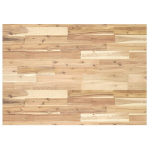 vidaXL Bureaublad 120x70x2 cm onbehandeld massief acaciahout