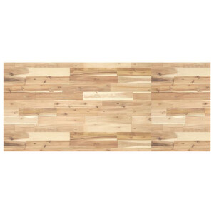 vidaXL Bureaublad 140x60x4 cm onbehandeld massief acaciahout