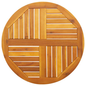 vidaXL Tafelblad rond Ø 70x2 cm massief acaciahout