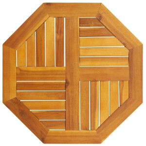 vidaXL Tafelblad achthoekig 60x60x2 cm massief acaciahout