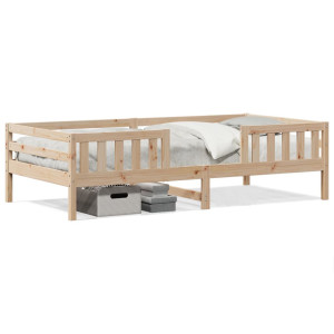 vidaXL Bedframe zonder matras massief grenenhout 100x200 cm