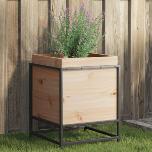 vidaXL Plantenbak 40x40x50 cm massief grenenhout