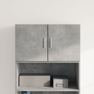 vidaXL Wandkast 70x42,5x40 cm bewerkt hout betongrijs