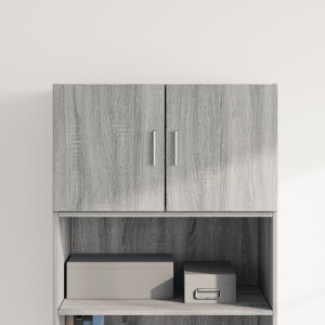 vidaXL Wandkast 70x42,5x40 cm bewerkt hout grijs sonoma
