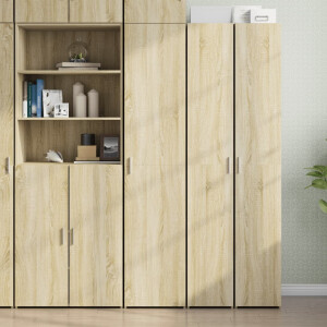 vidaXL Hoge kast 40x42,5x185 cm bewerkt hout sonoma eikenkleurig