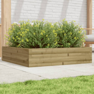 vidaXL Plantenbak 100x100x23 cm geïmpregneerd grenenhout