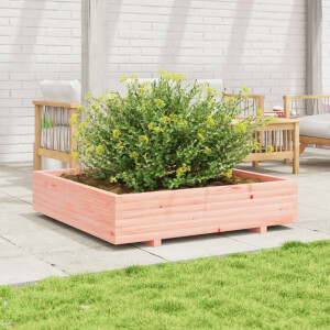 vidaXL Plantenbak 110x110x26,5 cm massief douglashout