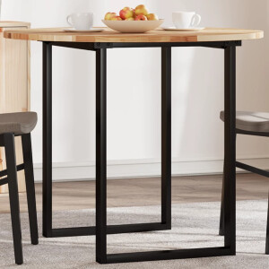 vidaXL Tafelblad rond Ø 90x2 cm massief acaciahout