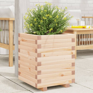 vidaXL Plantenbak 40x40x49,5 cm massief grenenhout