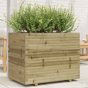 vidaXL Plantenbak 90x60x72,5 cm geïmpregneerd grenenhout