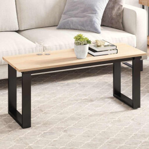 vidaXL Tafelblad rechthoekig 110x40x1,7 cm massief grenenhout